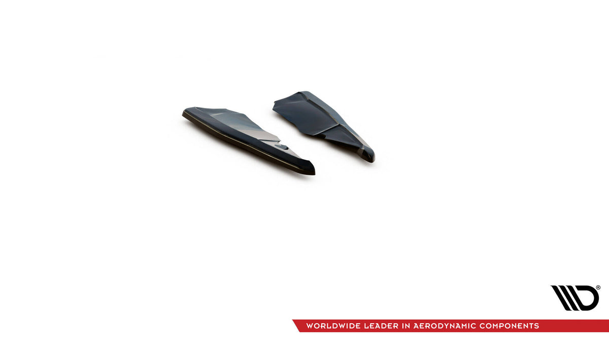 Heck Ansatz Flaps Diffusor passend für Skoda Kodiaq RS Mk1 / Mk1 Facelift schwarz Hochglanz – Ansicht 6
