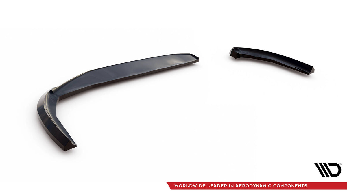 Heck Ansatz Flaps Diffusor passend für BMW 1er F40 schwarz Hochglanz – Ansicht 7