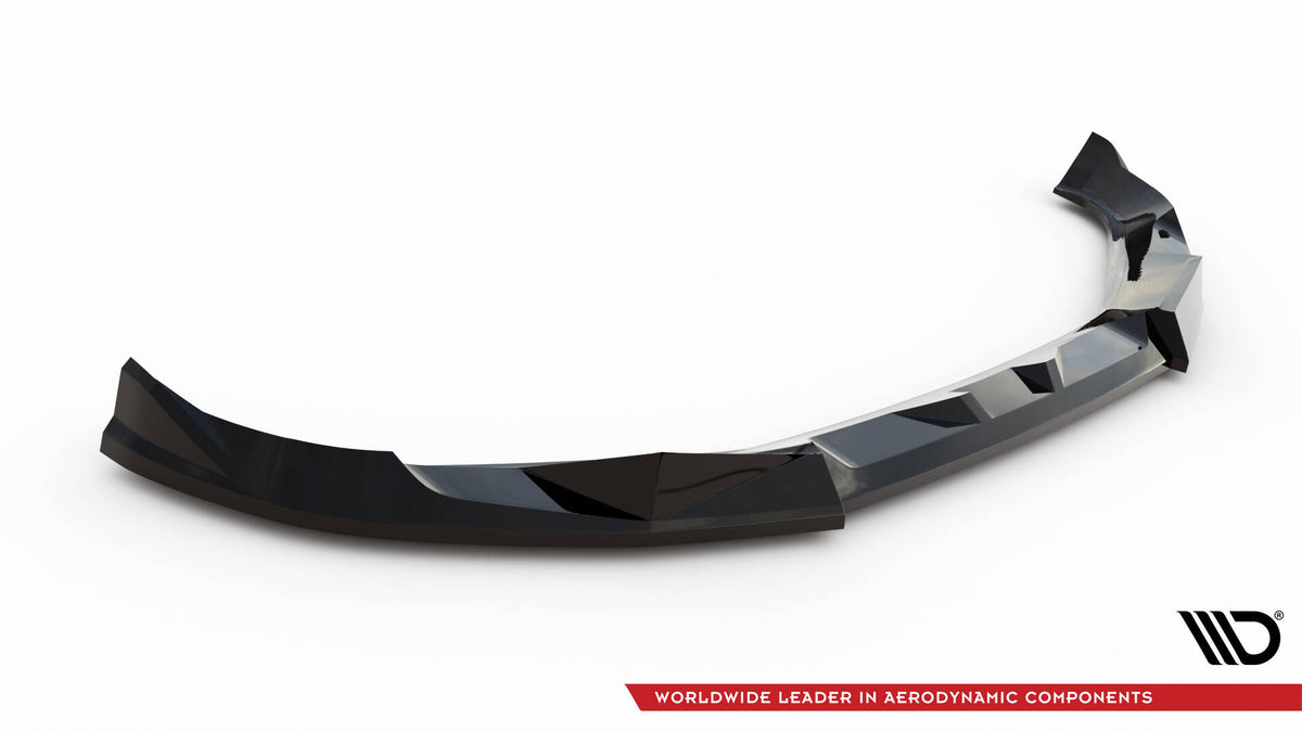 Street+ Spoilerlippe Front Ansatz V.2 passend für BMW XM G09 schwarz Hochglanz – Ansicht 5