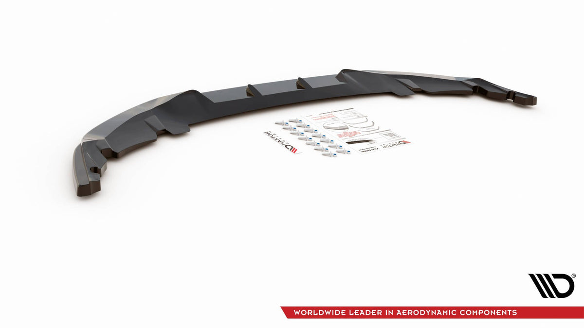 Street+ Spoilerlippe Front Ansatz V.1 passend für Mini Countryman Mk2 F60 JCW schwarz Hochglanz – Ansicht 7