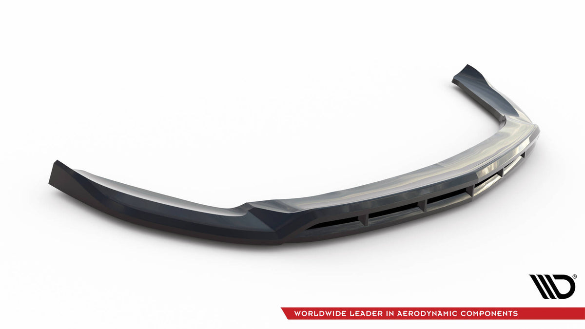 Street+ Spoilerlippe Front Ansatz passend für Mercedes-AMG A35 / A  AMG-Line W177 Facelift schwarz Hochglanz – Ansicht 5