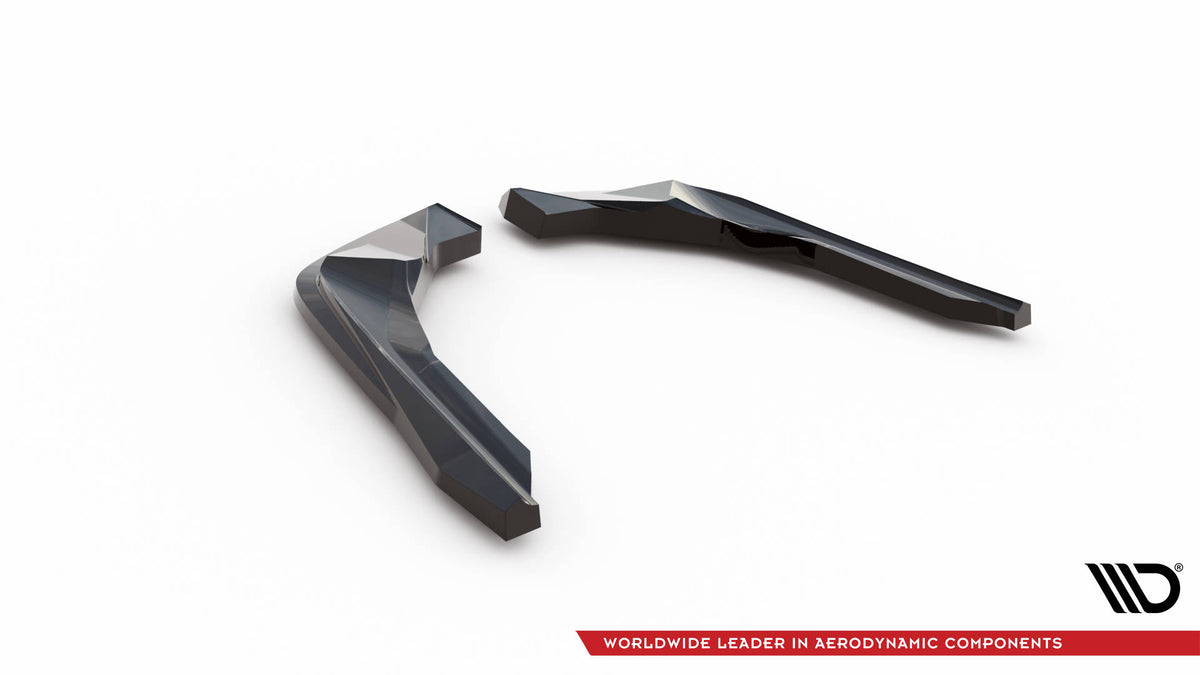 Heck Ansatz Flaps Diffusor V.1 passend für BMW M2 G87 schwarz Hochglanz – Ansicht 6