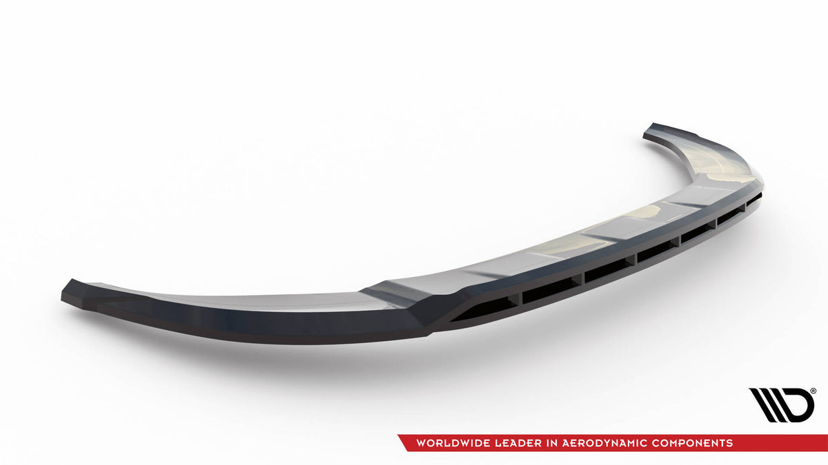 Street+ Spoilerlippe Front Ansatz passend für Audi A6 Allroad C8 schwarz Hochglanz – Ansicht 5