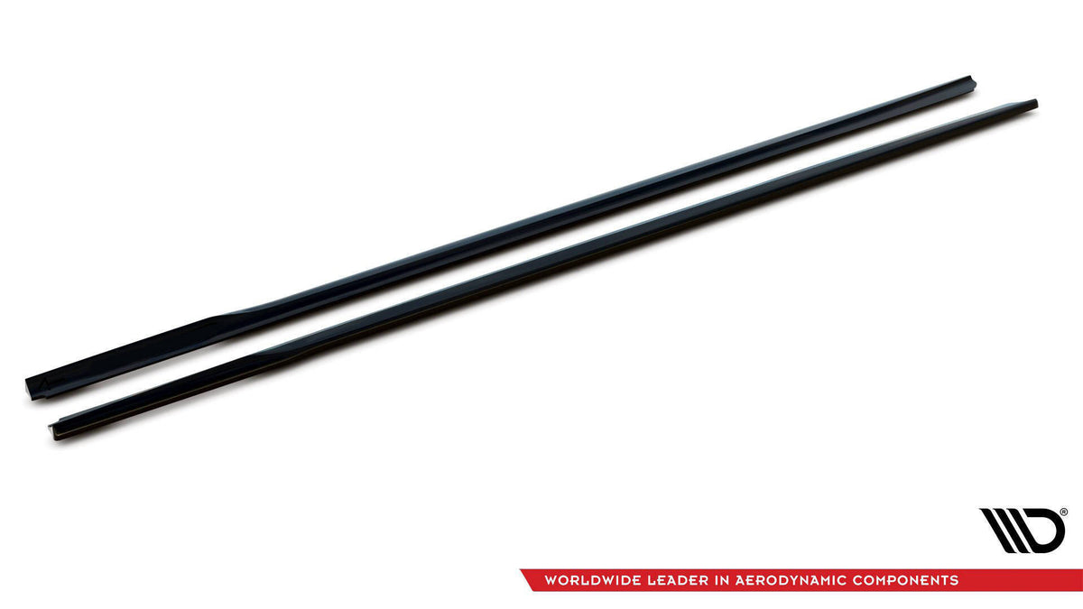 Street+ Seitenschweller Leisten V.2 passend für BMW 3er G20 / G21 M-Paket schwarz Hochglanz – Ansicht 4