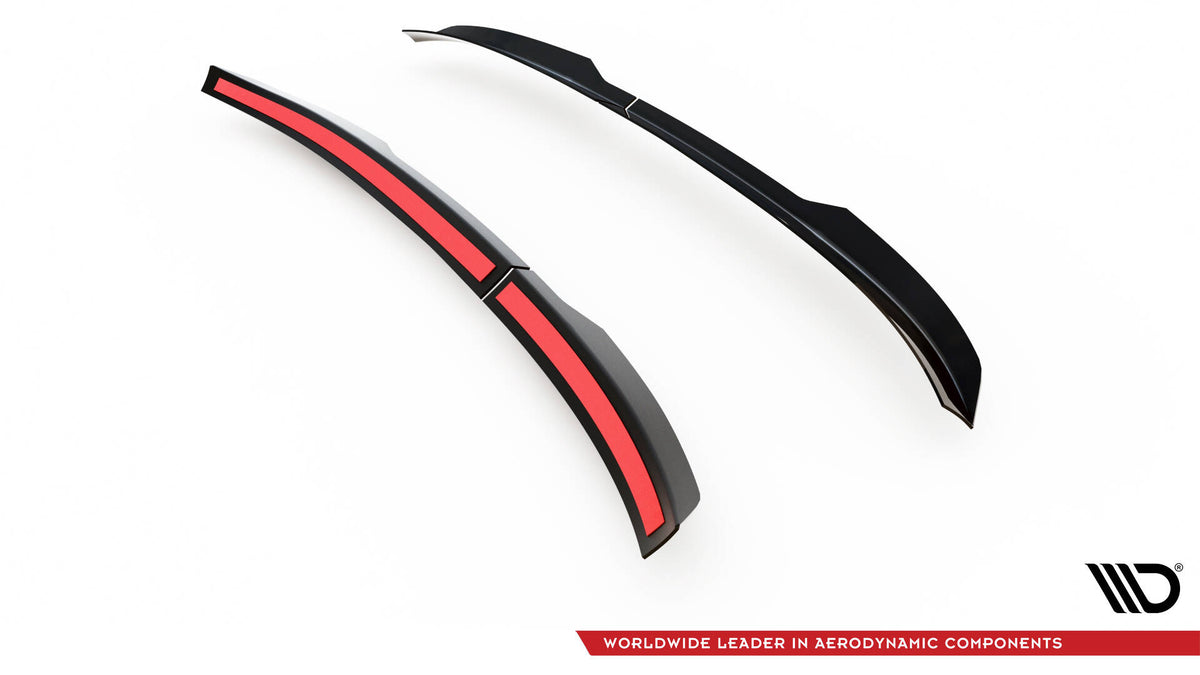 Heckspoiler Lippe Ford Transit Courier Mk1 schwarz Hochglanz – Ansicht 5