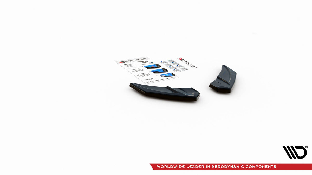 Heck Ansatz Flaps Diffusor V.3 passend für VW Golf R Mk7 schwarz Hochglanz – Ansicht 5