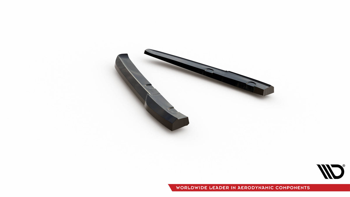 Heck Ansatz Flaps Diffusor passend für Porsche 911 992 GT3 schwarz Hochglanz – Ansicht 7