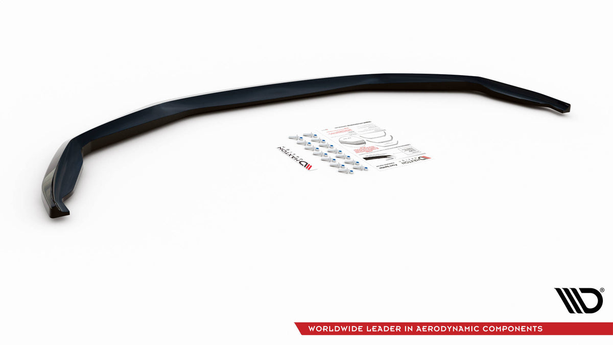 Street+ Spoilerlippe Front Ansatz V.3 passend für BMW M5 F90 Facelift schwarz Hochglanz – Ansicht 6