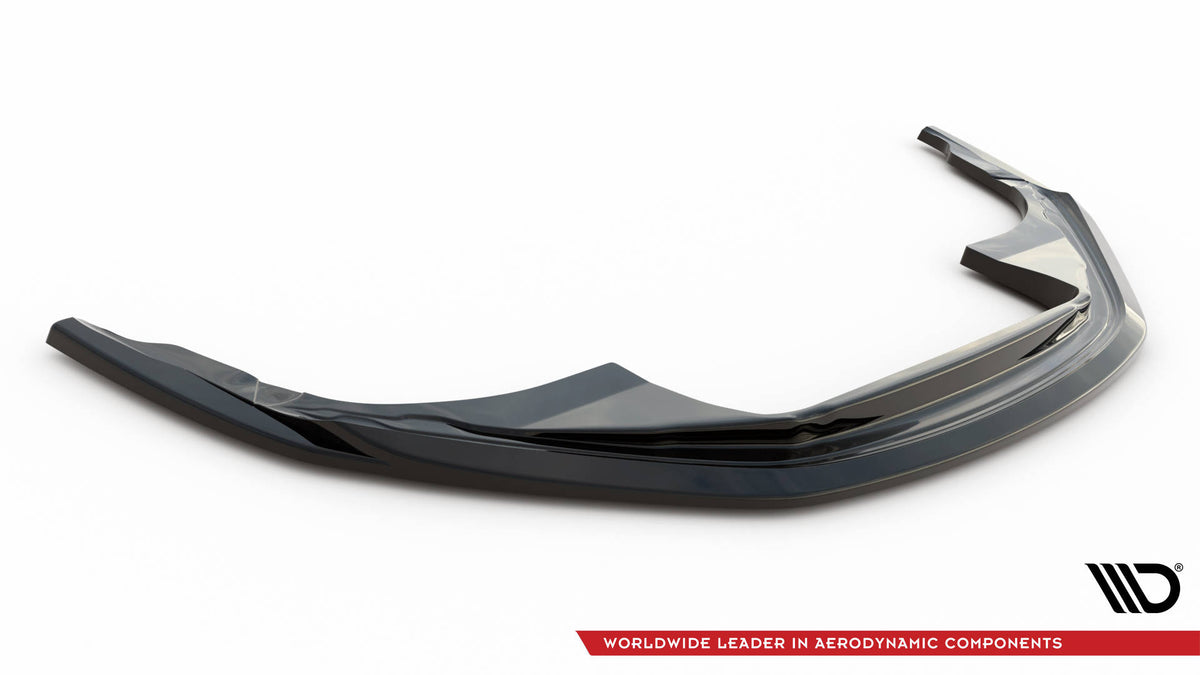 Street+ Spoilerlippe Front Ansatz V.1 passend für Porsche 911 Carrera Aero / Carrera GTS 992 schwarz Hochglanz – Ansicht 6