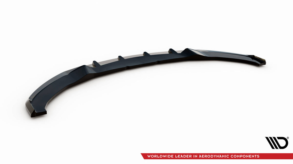 Street+ Spoilerlippe Front Ansatz V.3 passend für BMW 4er Coupe / Gran Coupe / Cabrio M-Paket F32 / F36 / F33 schwarz Hochglanz – Ansicht 6