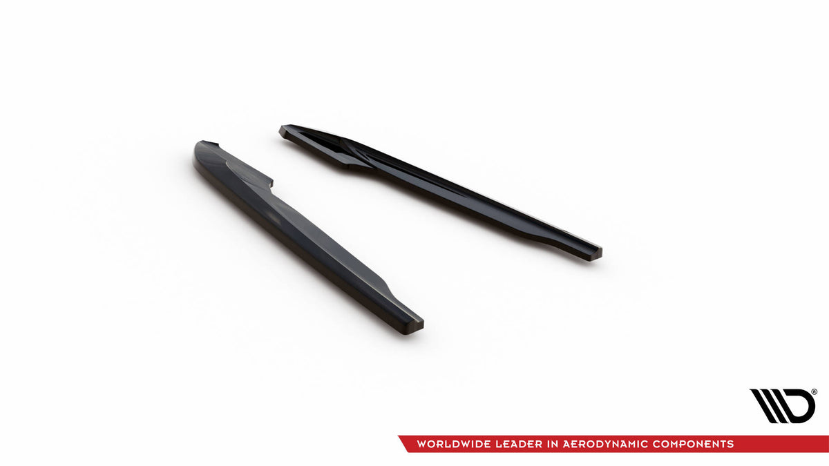 Heck Ansatz Flaps Diffusor V.2 passend für Audi S8 D5 schwarz Hochglanz – Ansicht 7