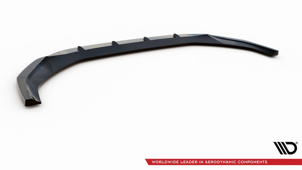 Street+ Spoilerlippe Front Ansatz V.2 passend für Audi A4 B9 Facelift schwarz Hochglanz – Ansicht 6