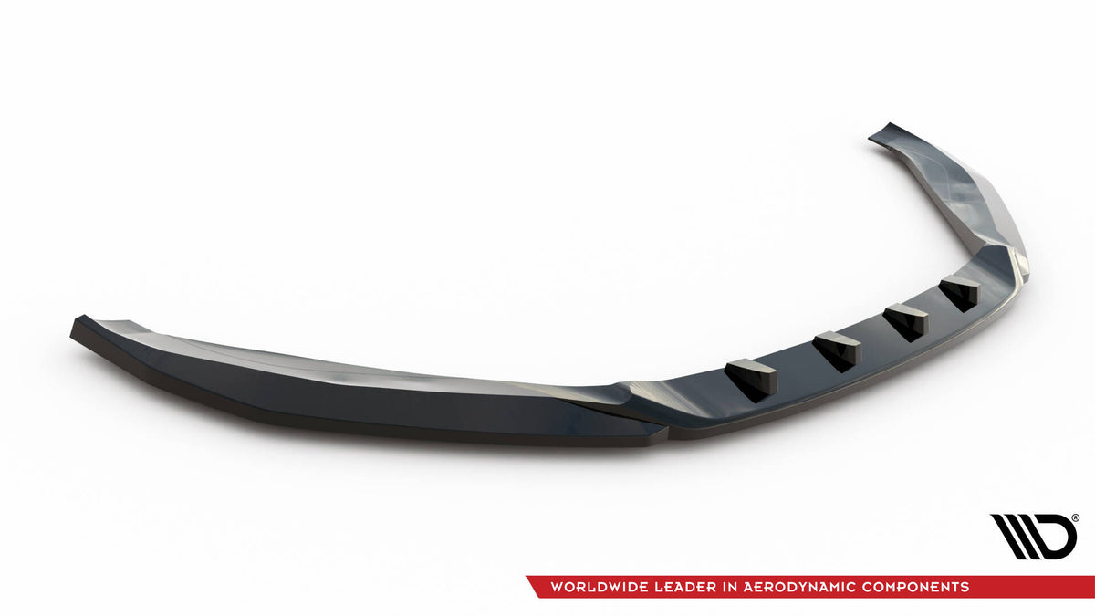 Street+ Spoilerlippe Front Ansatz V.2 passend für Audi TT S / TT S-Line 8S Facelift schwarz Hochglanz – Ansicht 5