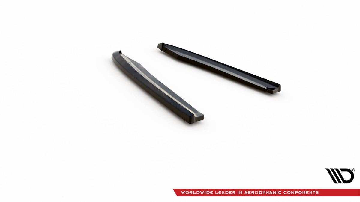 Heck Ansatz Flaps Diffusor passend für Audi S8 D4 schwarz Hochglanz – Ansicht 6