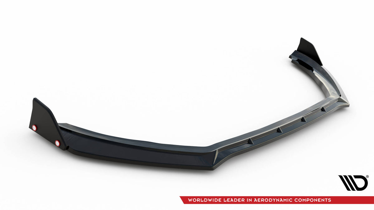 Street+ Spoilerlippe Front Ansatz V.4 + Flaps passend für Ford Fiesta ST / ST-line Mk8 Facelift – Ansicht 6