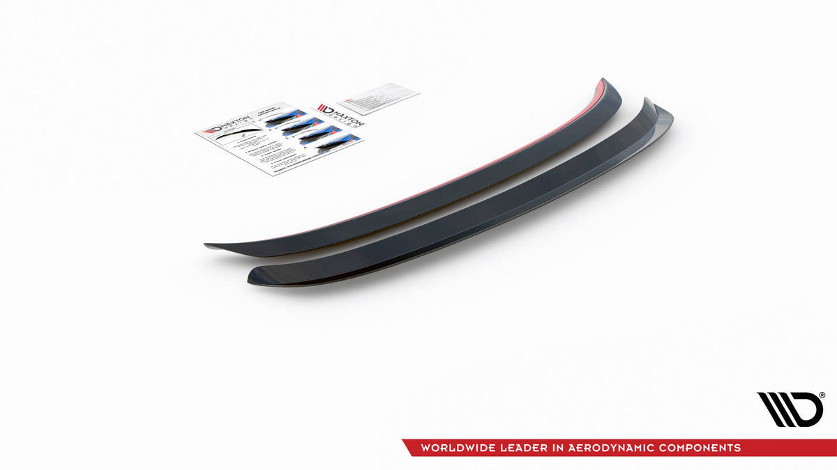 Heckspoiler Lippe Abarth 595 Mk1 Facelift schwarz Hochglanz – Ansicht 5