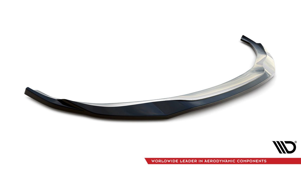 Street+ Spoilerlippe Front Ansatz V.1 passend für BMW 4er / i4 Gran Coupe M-Paket / M440i G26 schwarz Hochglanz – Ansicht 5