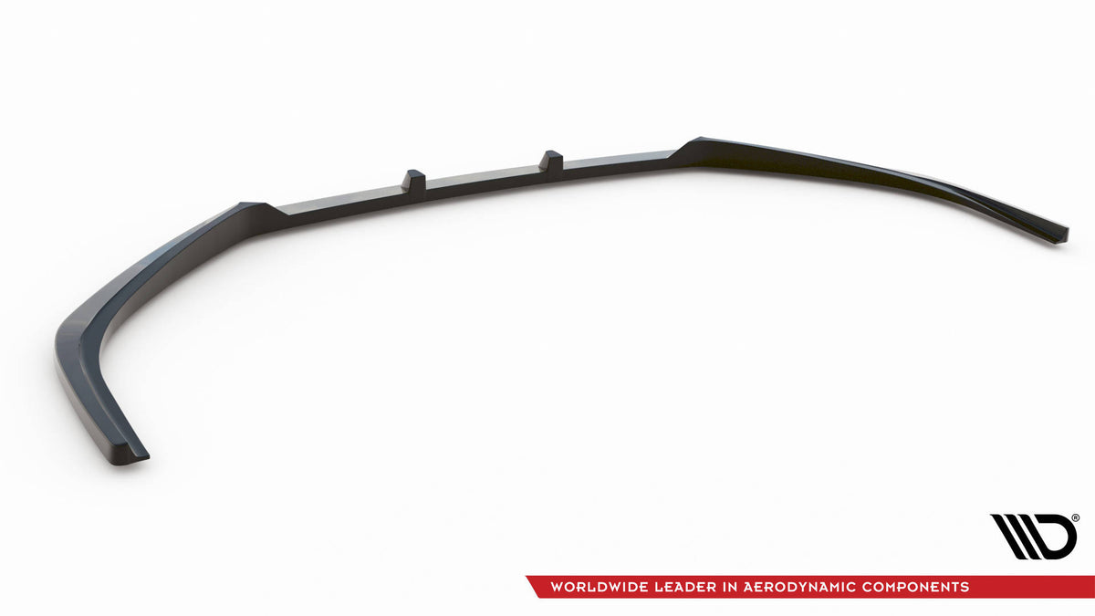 Street+ Spoilerlippe Front Ansatz V.2 passend für Lexus ES F Sport Mk7 schwarz Hochglanz – Ansicht 6