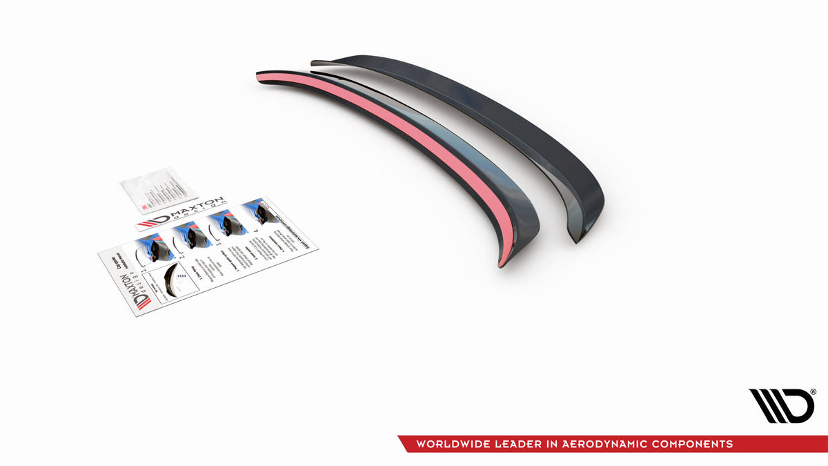 Heckspoiler Lippe Abarth 595 Mk1 Facelift schwarz Hochglanz – Ansicht 4