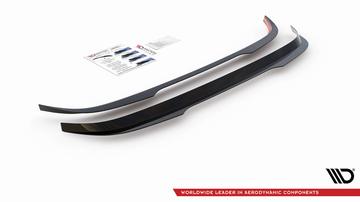 Heckspoiler Lippe Skoda Kodiaq Mk1 Facelift schwarz Hochglanz – Ansicht 5
