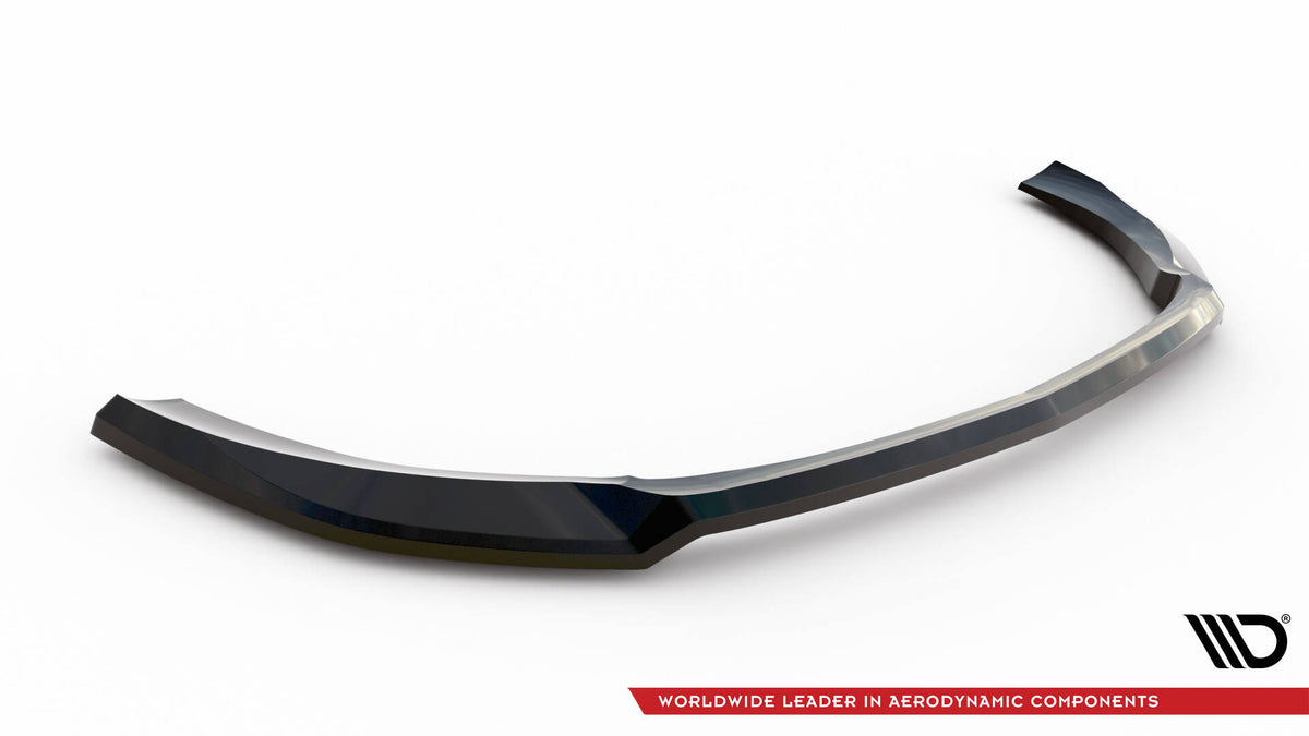 Street+ Spoilerlippe Front Ansatz V.1 passend für Mercedes-Benz S AMG-Line W222 Facelift schwarz Hochglanz – Ansicht 5