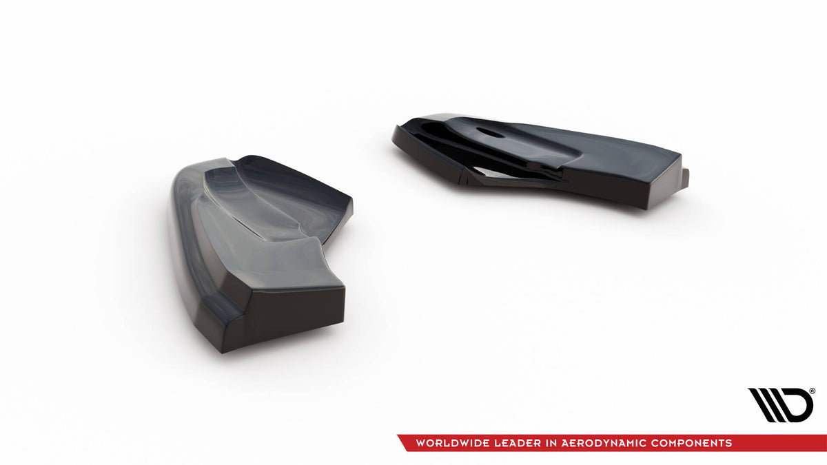 Heck Ansatz Flaps Diffusor passend für Ford Fiesta ST / ST-Line / Zetec S Mk7 FL schwarz Hochglanz – Ansicht 6