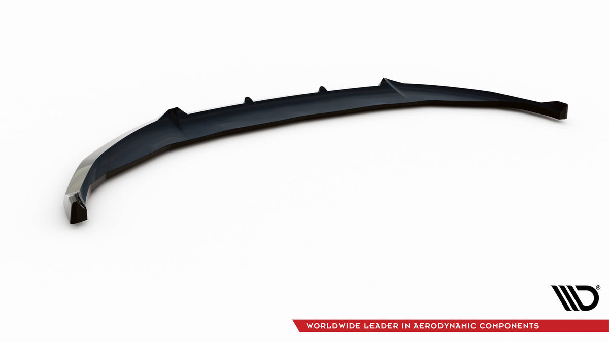 Street+ Spoilerlippe Front Ansatz V.4 passend für Mini Cooper Clubman John Cooper Works F54 Facelift schwarz Hochglanz – Ansicht 6