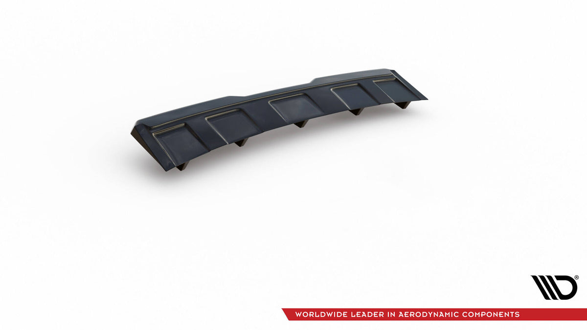 Street+ Mittlerer Diffusor RACE passend für Skoda Kodiaq RS Mk1 / Mk1 Facelift schwarz Hochglanz – Ansicht 6