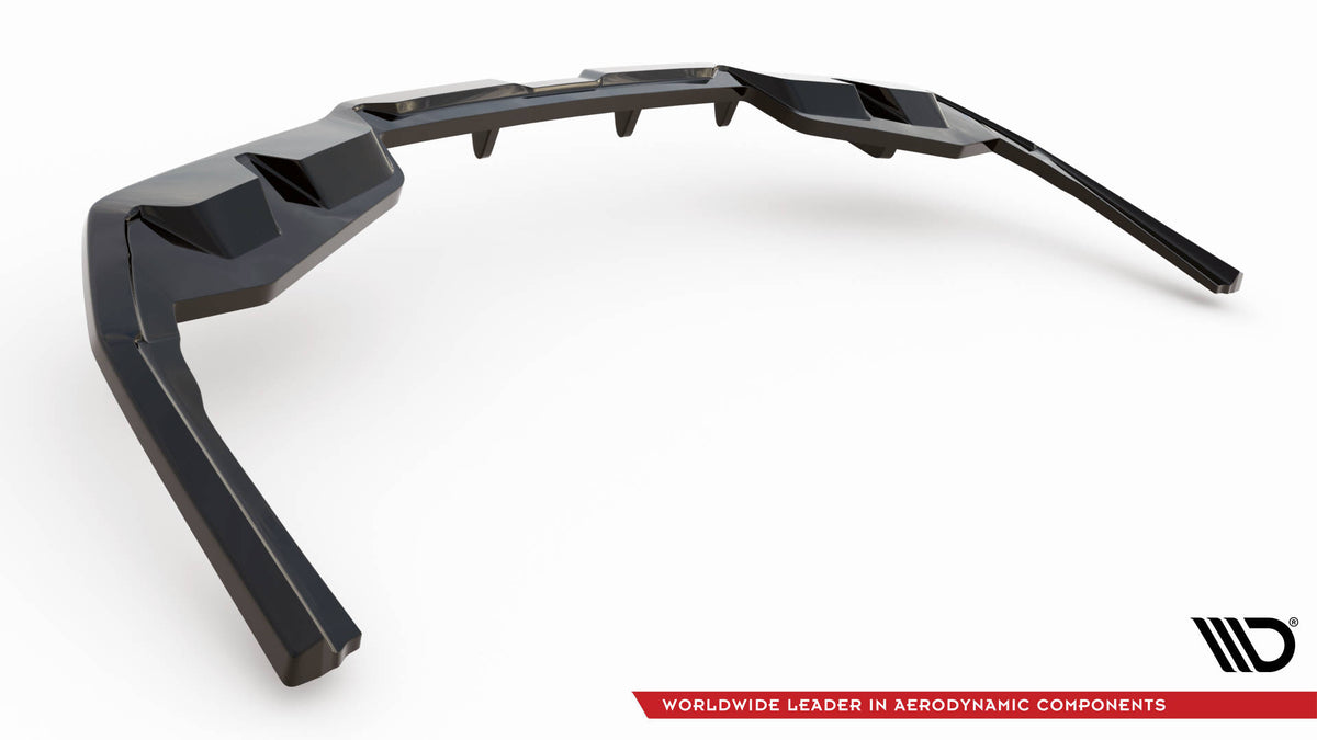 Street+ Mittlerer Diffusor RACE passend für V.1 BMW i4 M-Paket G26 schwarz Hochglanz – Ansicht 7