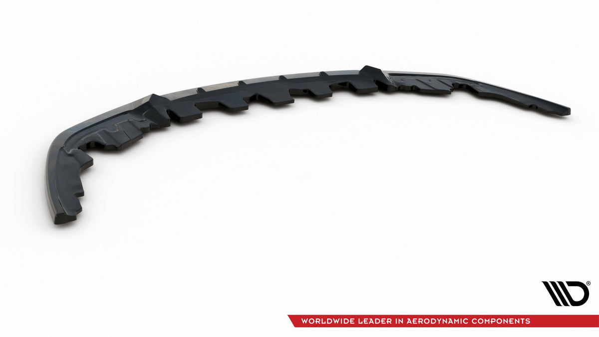 Street+ Spoilerlippe Front Ansatz V.3 passend für BMW M8  Gran Coupe F93 / Coupe F92 schwarz Hochglanz – Ansicht 6