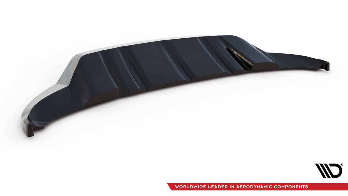 Street+ Spoilerlippe Front Ansatz passend für Porsche Cayenne Turbo / Standard Mk2 schwarz Hochglanz – Ansicht 6