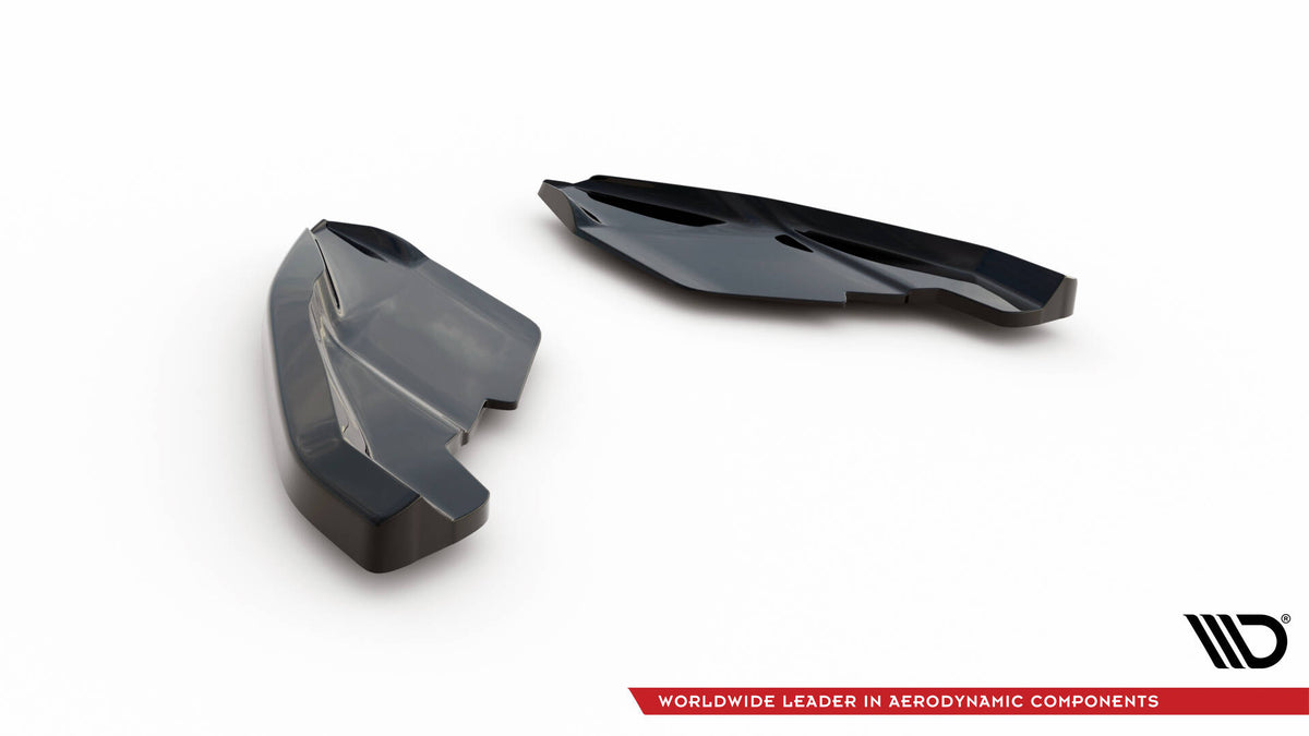 Heck Ansatz Flaps Diffusor V.2 passend für Seat Leon Hatchback Mk3 Facelift schwarz Hochglanz – Ansicht 6