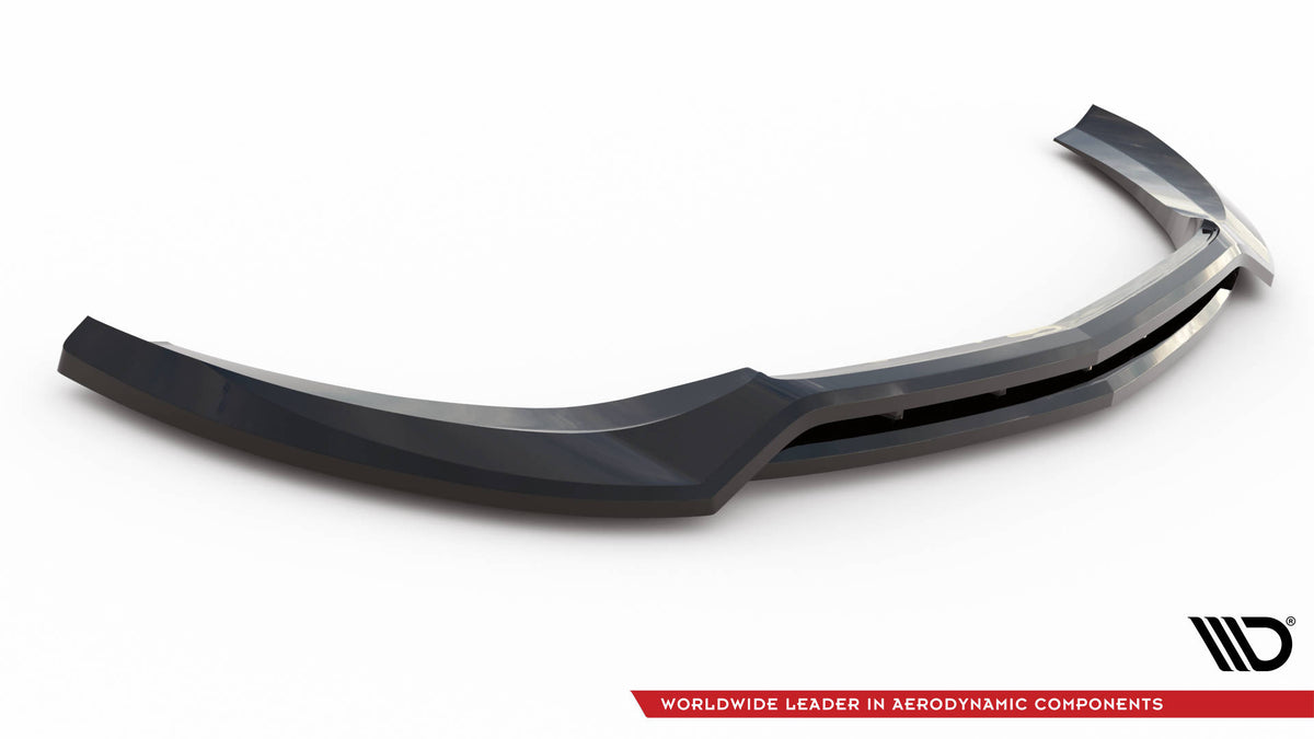 Street+ Spoilerlippe Front Ansatz V.2 passend für Mercedes-Benz S W222 schwarz Hochglanz – Ansicht 5