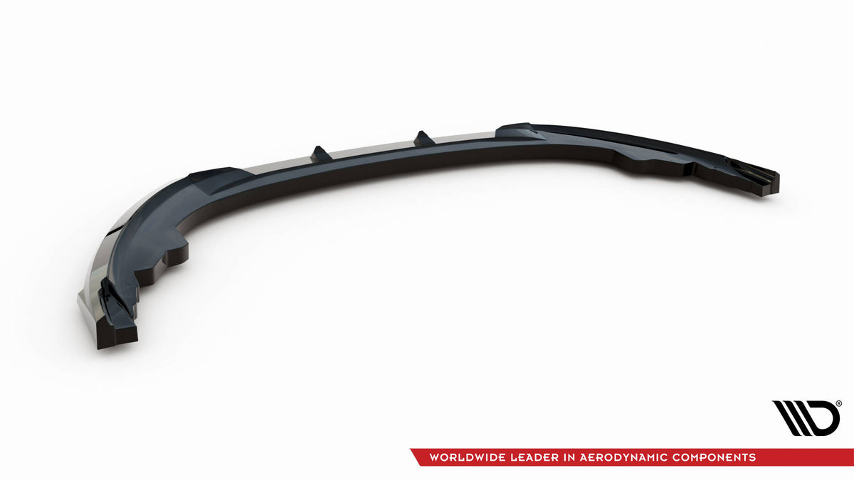 Street+ Spoilerlippe Front Ansatz V.1 passend für Toyota GR86 Mk1 schwarz Hochglanz – Ansicht 6