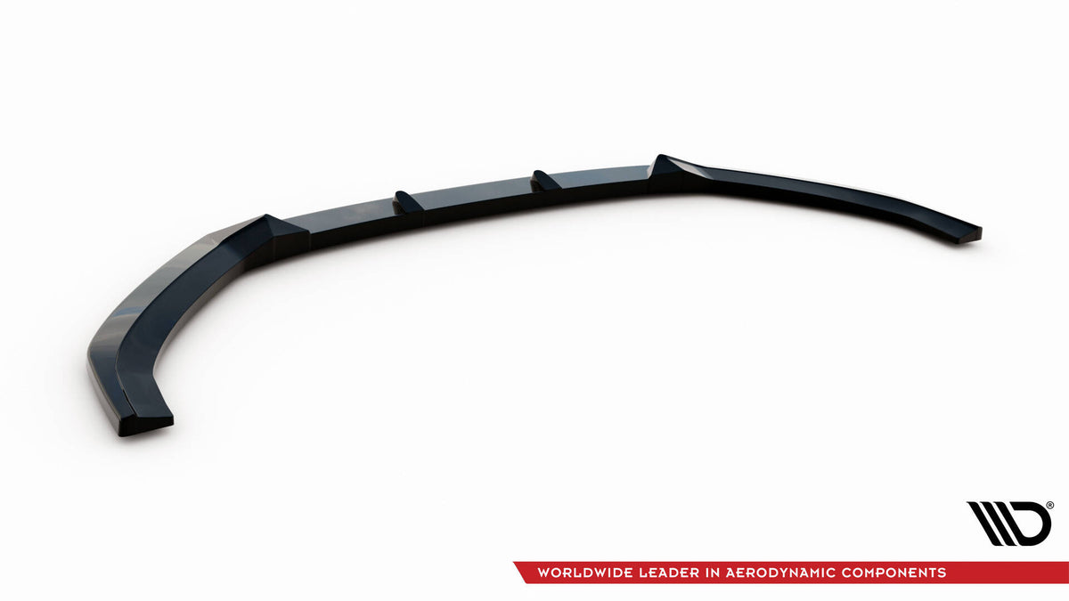 Street+ Spoilerlippe Front Ansatz V.1 passend für Audi A3 Sportback 8V Facelift schwarz Hochglanz – Ansicht 6