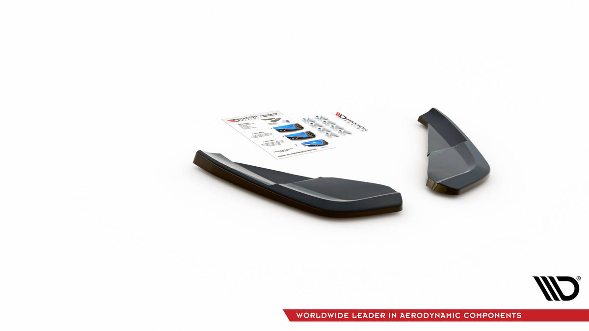 Heck Ansatz Flaps Diffusor passend für Nissan 370Z Nismo Facelift schwarz Hochglanz – Ansicht 5