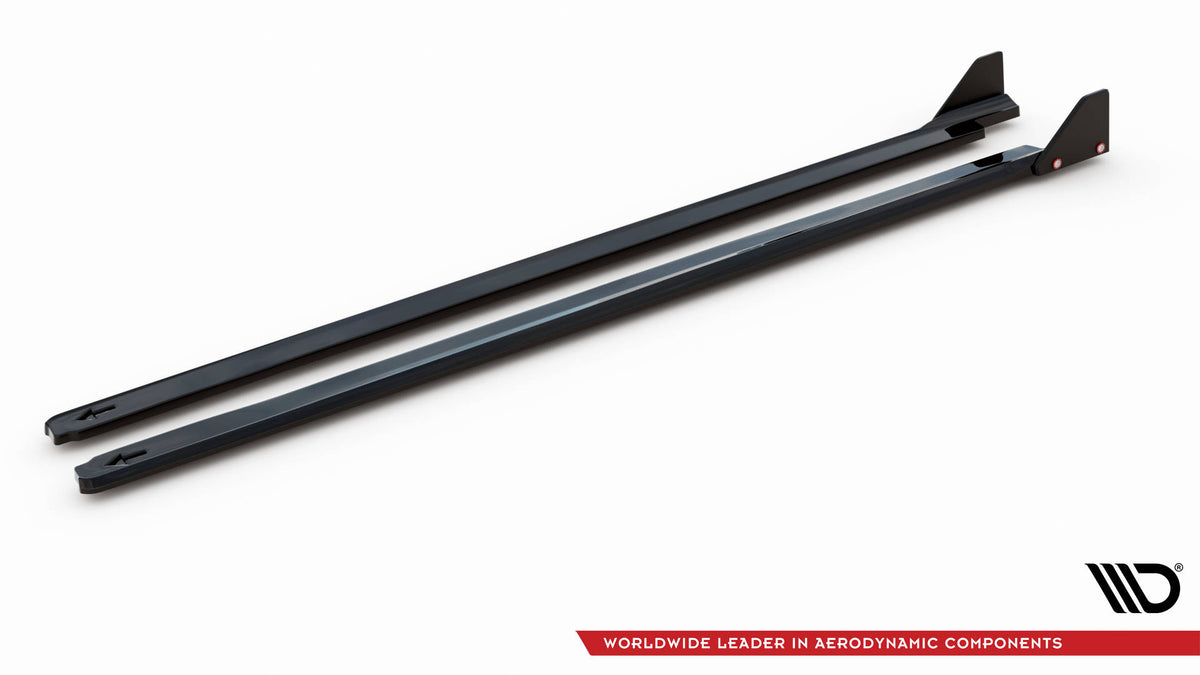 Street+ Seitenschweller Leisten + Flaps passend für Honda Civic Sport Mk 10 – Ansicht 6