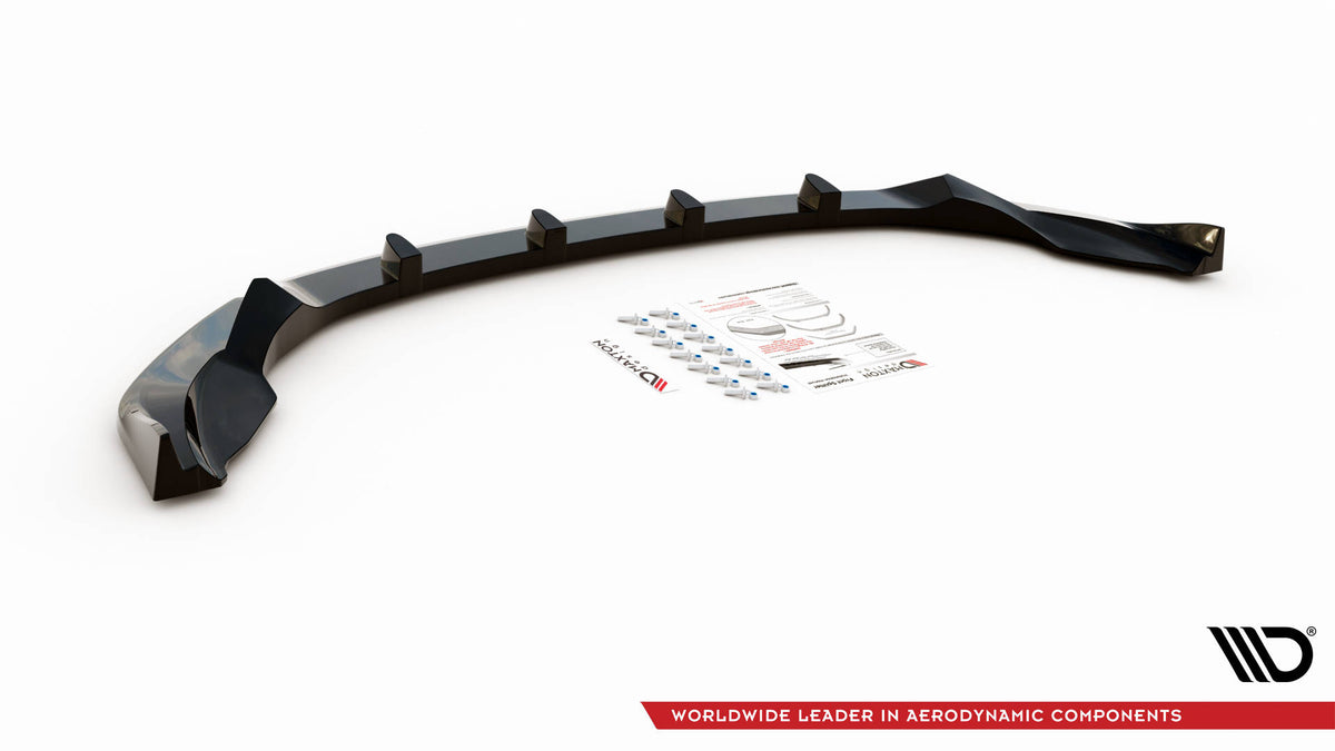 Street+ Spoilerlippe Front Ansatz V.2 passend für Nissan 370Z Facelift schwarz Hochglanz – Ansicht 6