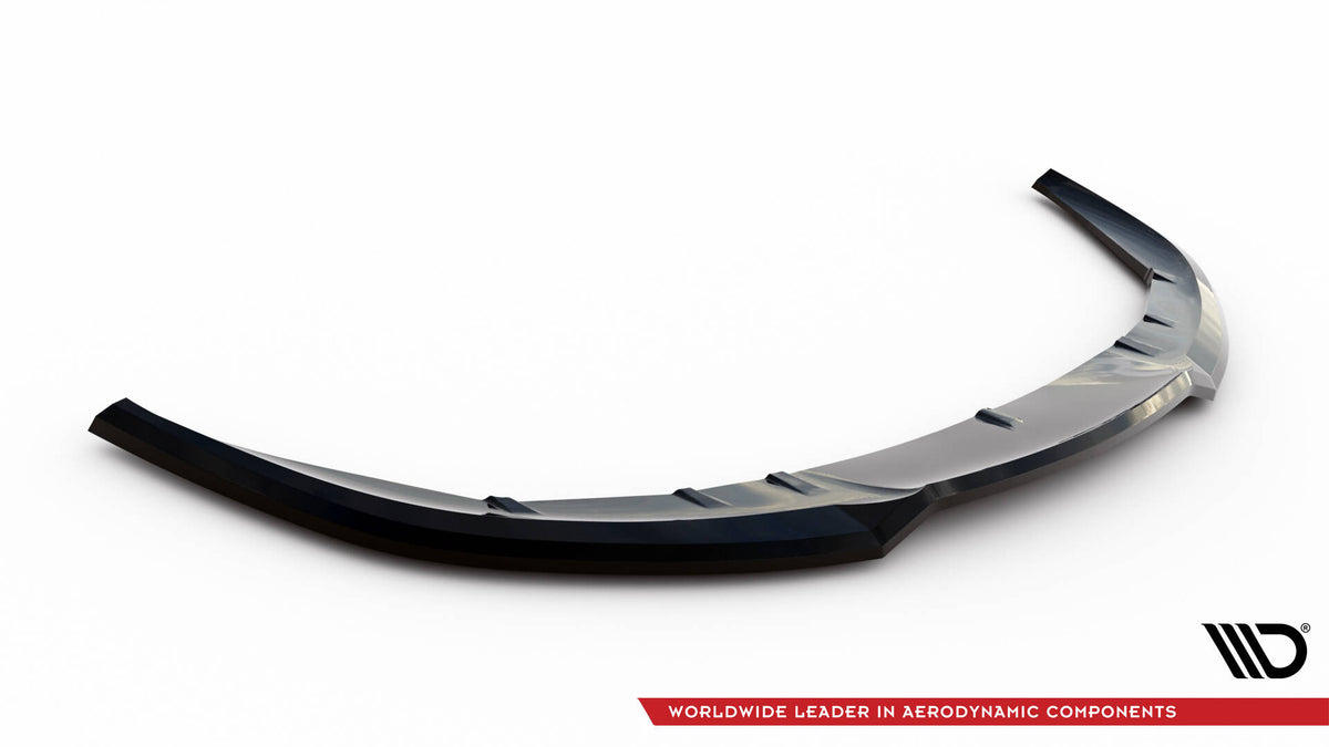 Street+ Spoilerlippe Front Ansatz passend für Porsche Taycan / Taycan 4 / Taycan 4S / Taycan GTS Mk1  schwarz Hochglanz – Ansicht 5