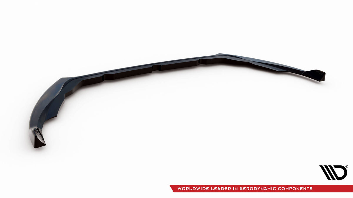 Street+ Spoilerlippe Front Ansatz V.1 passend für Ford Fiesta ST / ST-line Mk8 Facelift schwarz Hochglanz – Ansicht 7