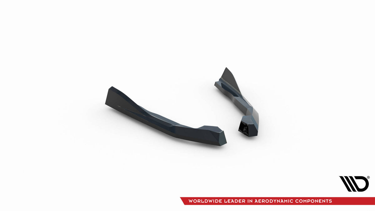 Heck Ansatz Flaps Diffusor V.4 passend für BMW 2 G42 schwarz Hochglanz – Ansicht 5
