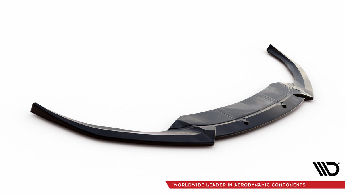 Street+ Spoilerlippe Front Ansatz V.3 passend für Audi RS7 C7 schwarz Hochglanz – Ansicht 6