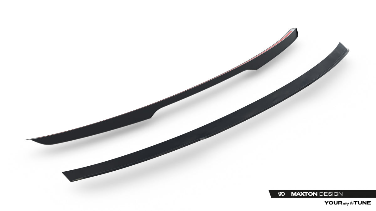 Niedriger Heckspoiler Lippe Omoda 9 Mk1 schwarz Hochglanz – Ansicht 4