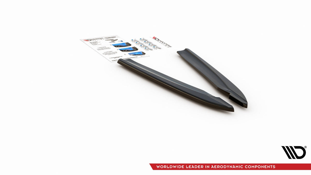 Heck Ansatz Flaps Diffusor V.2 passend für Audi S8 D4 Facelift schwarz Hochglanz – Ansicht 7