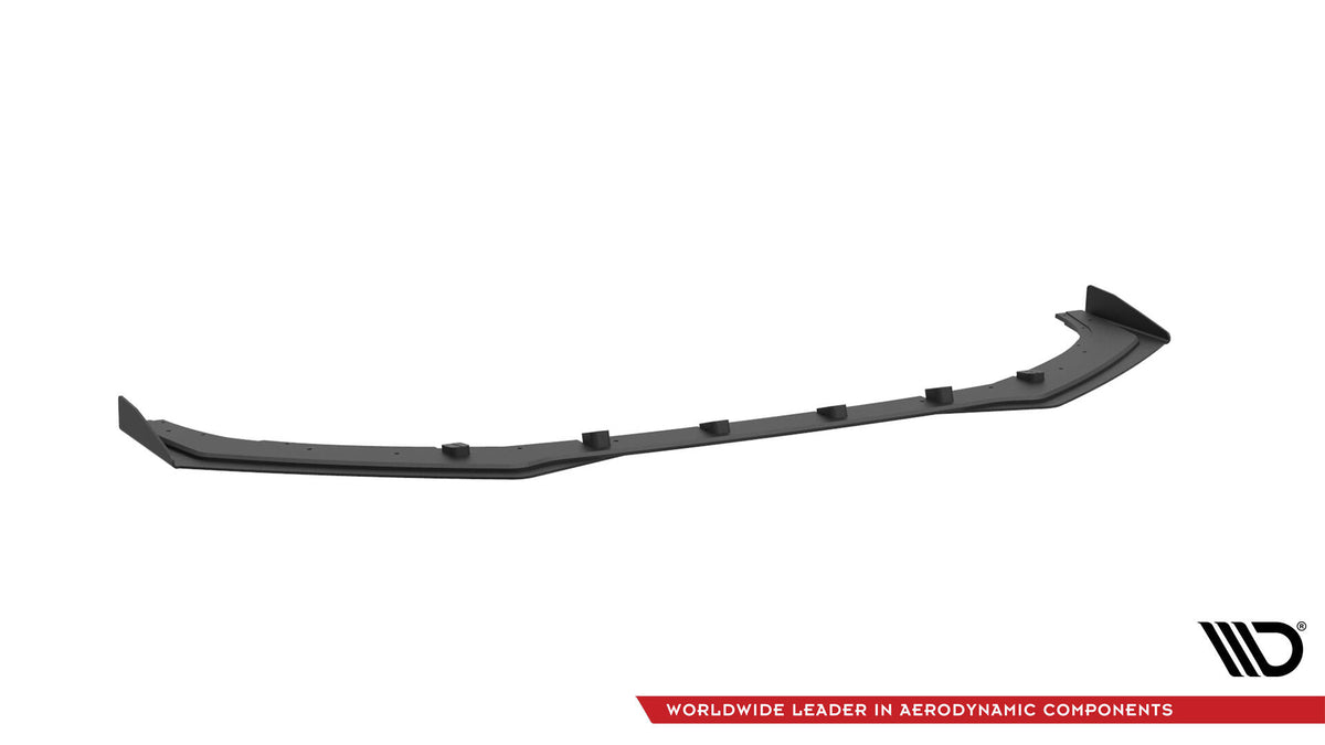 Street Pro Street+ Spoilerlippe Front Ansatz + Flaps passend für Audi S3 / A3 S-Line Limousine 8V schwarz Hochglanz – Ansicht 6