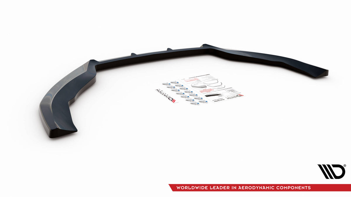Street+ Spoilerlippe Front Ansatz V.3 passend für VW Passat CC schwarz Hochglanz – Ansicht 6