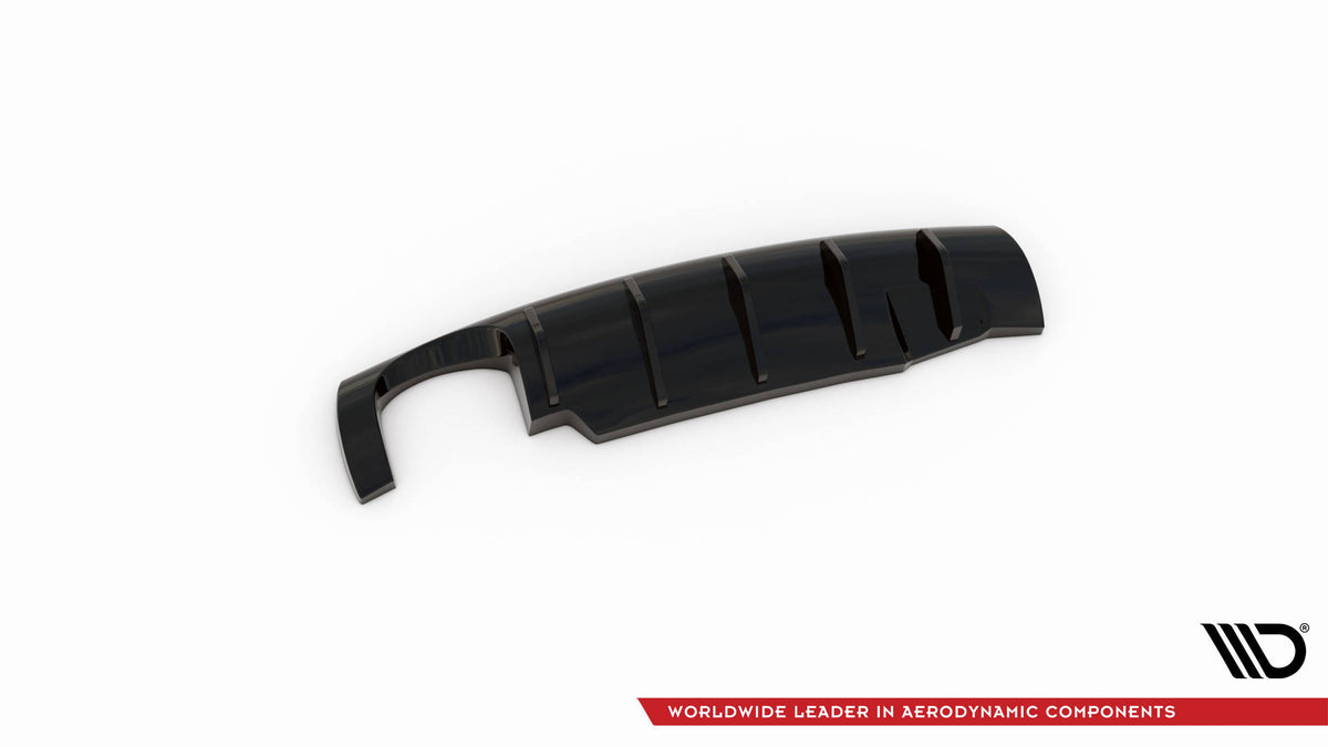 Diffusor Heck Ansatz passend für Seat Ibiza Cupra Mk3 schwarz Hochglanz – Ansicht 8
