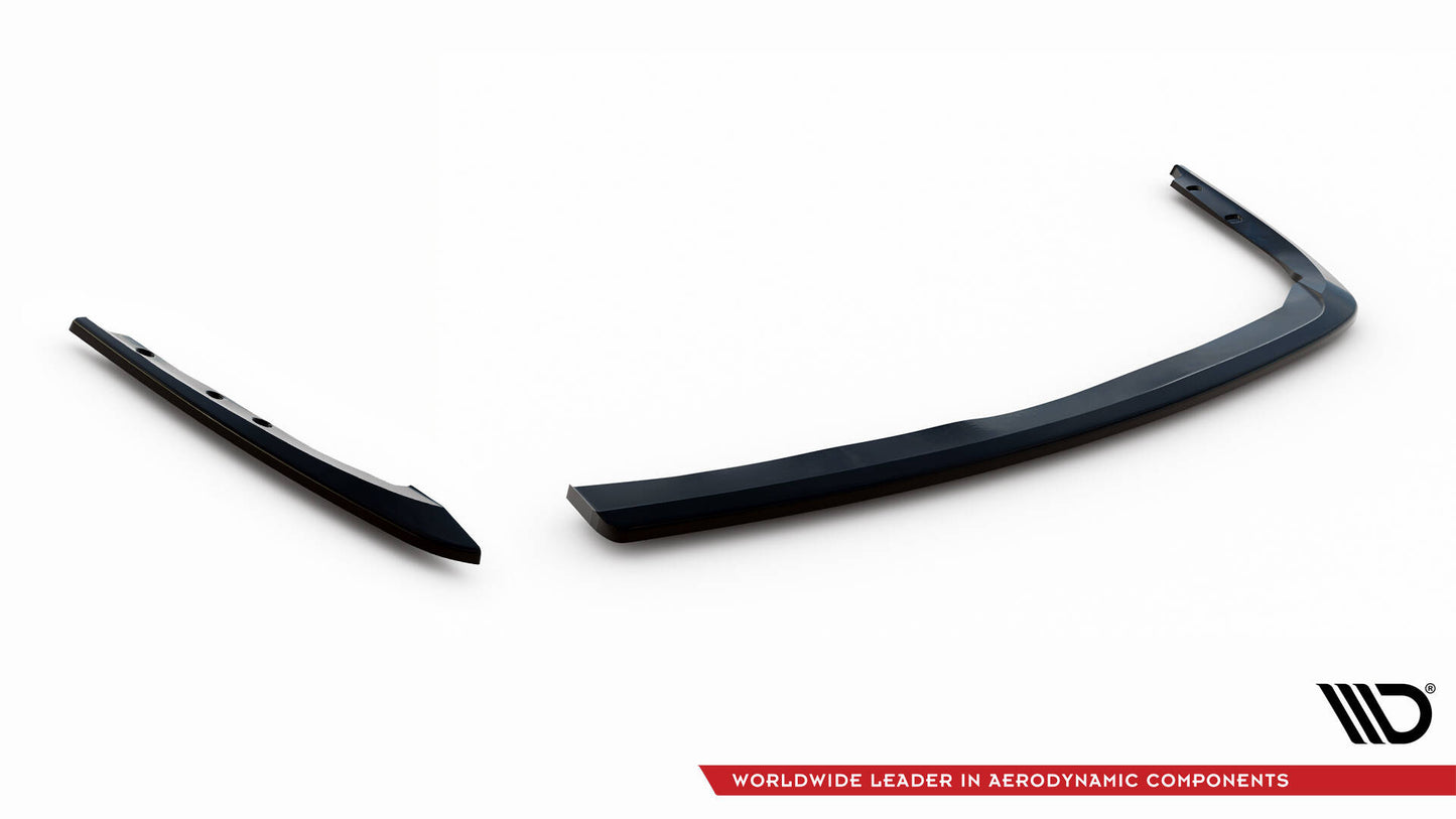 Heck Ansatz Flaps Diffusor passend für BMW 3er Touring E91 schwarz Hochglanz – Ansicht 5