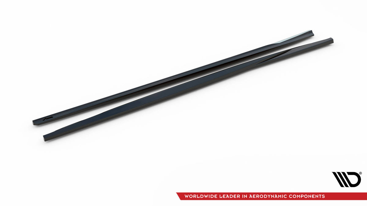 Street+ Seitenschweller Leisten passend für VW Scirocco Mk3 schwarz Hochglanz – Ansicht 5