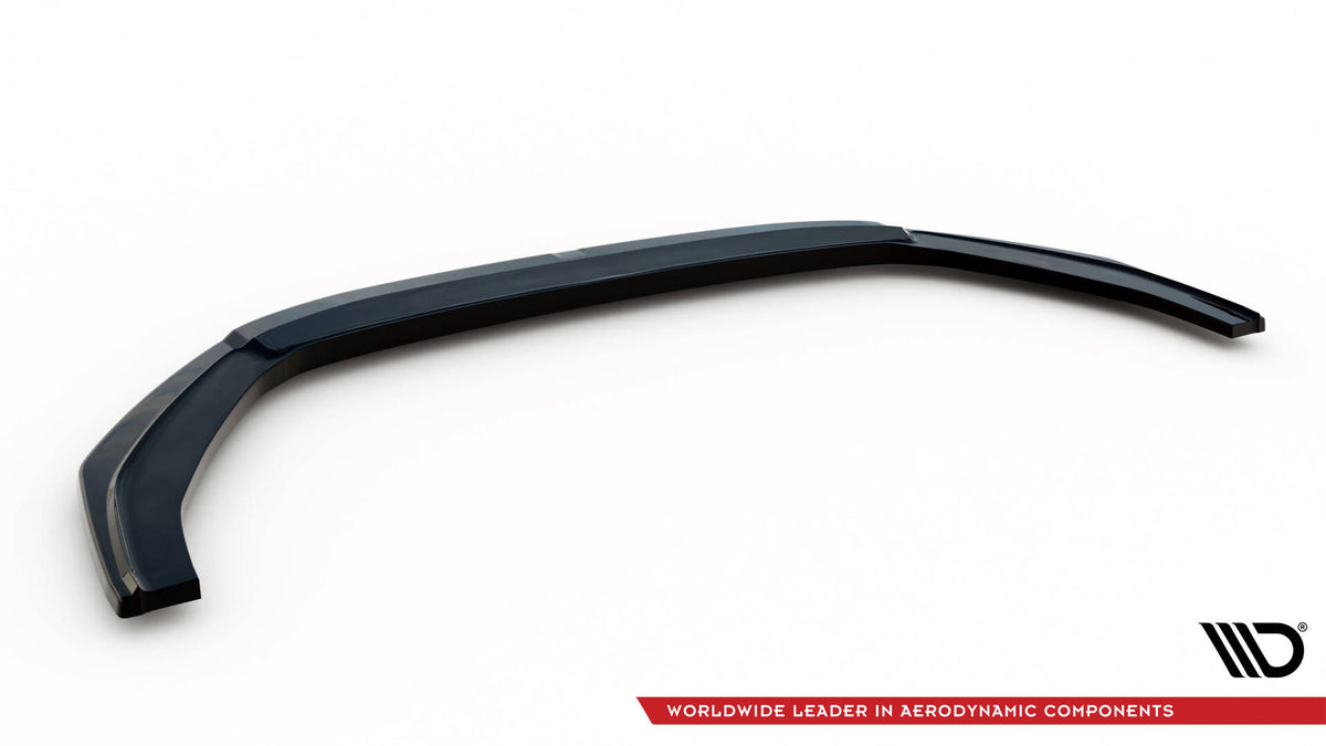 Street+ Spoilerlippe Front Ansatz V.2 passend für AUDI RS4 B9 schwarz Hochglanz – Ansicht 6